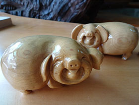 越南檜木小豬