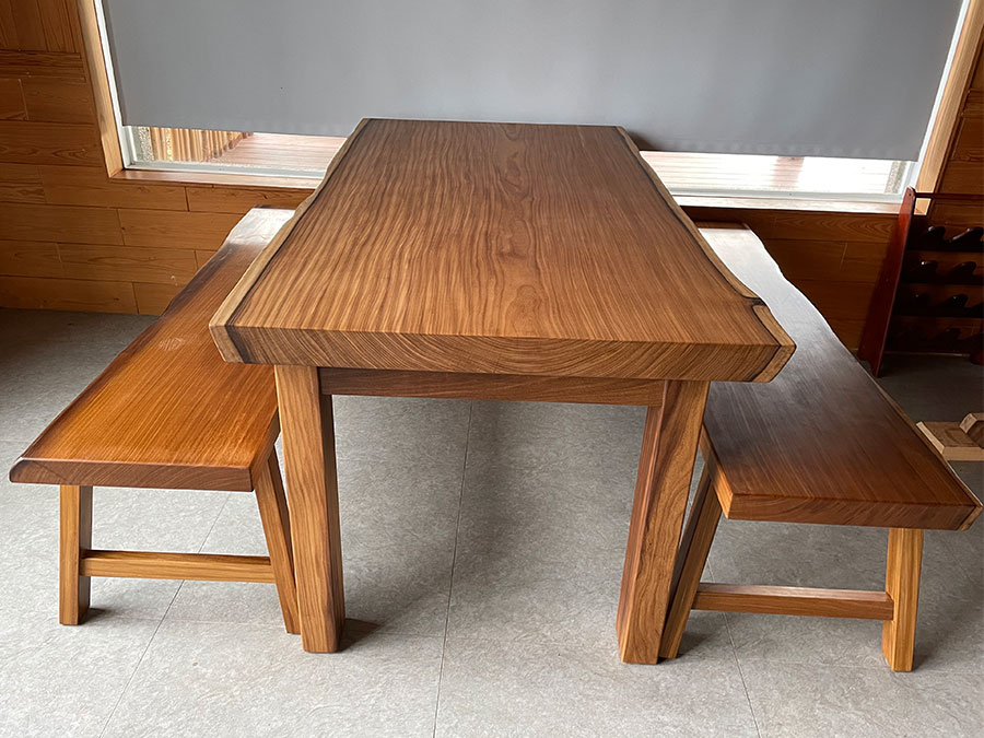 原木柚木桌椅
