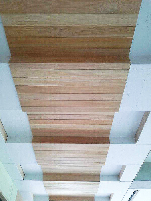 台灣黃檜實木天花板