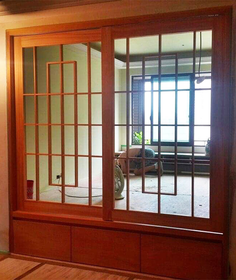 台灣檜木和室門