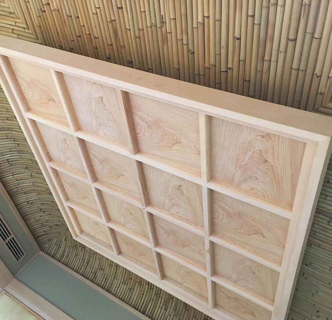 檜木竹子天花板