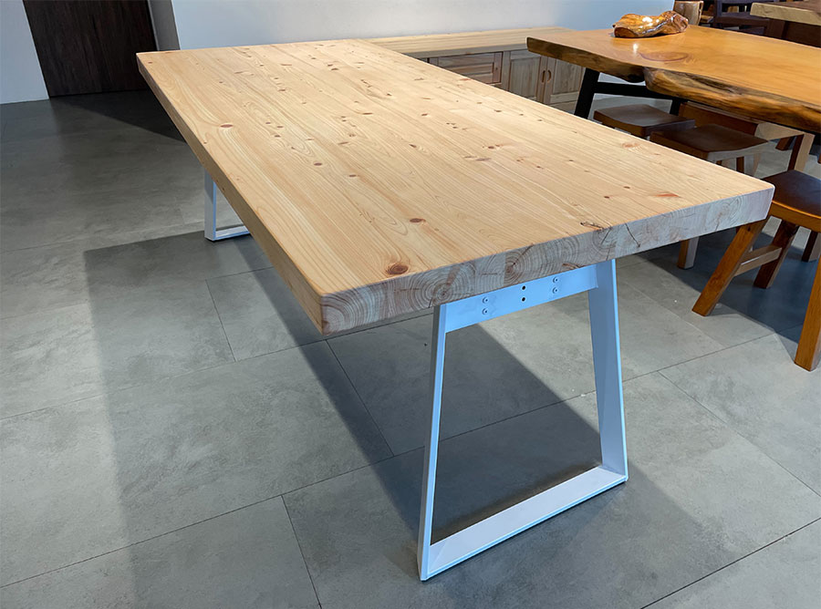 日本檜木拼接桌板