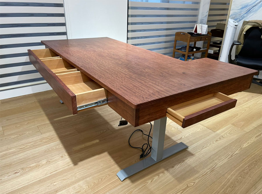 實木工作桌